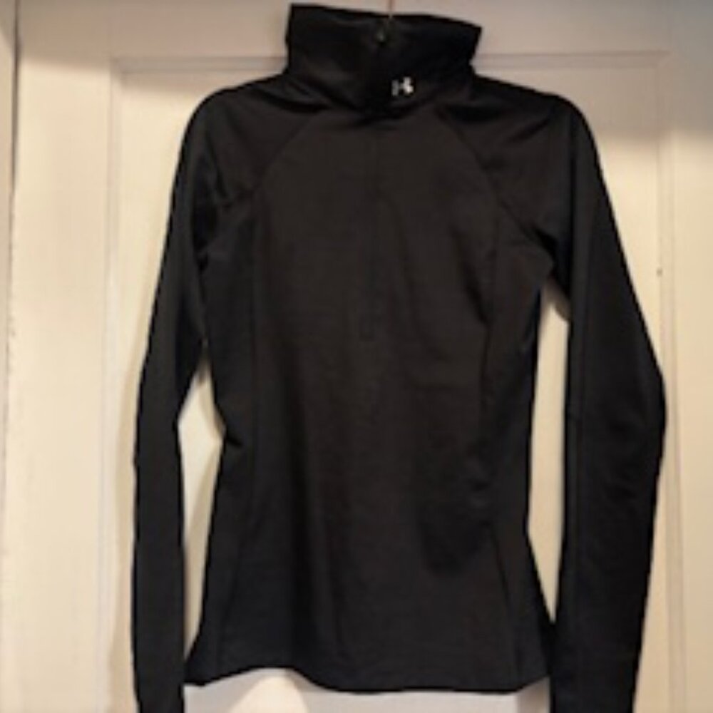 Women's Under Armour Cold Gear Fitted Long Sleeve Size M in Black
